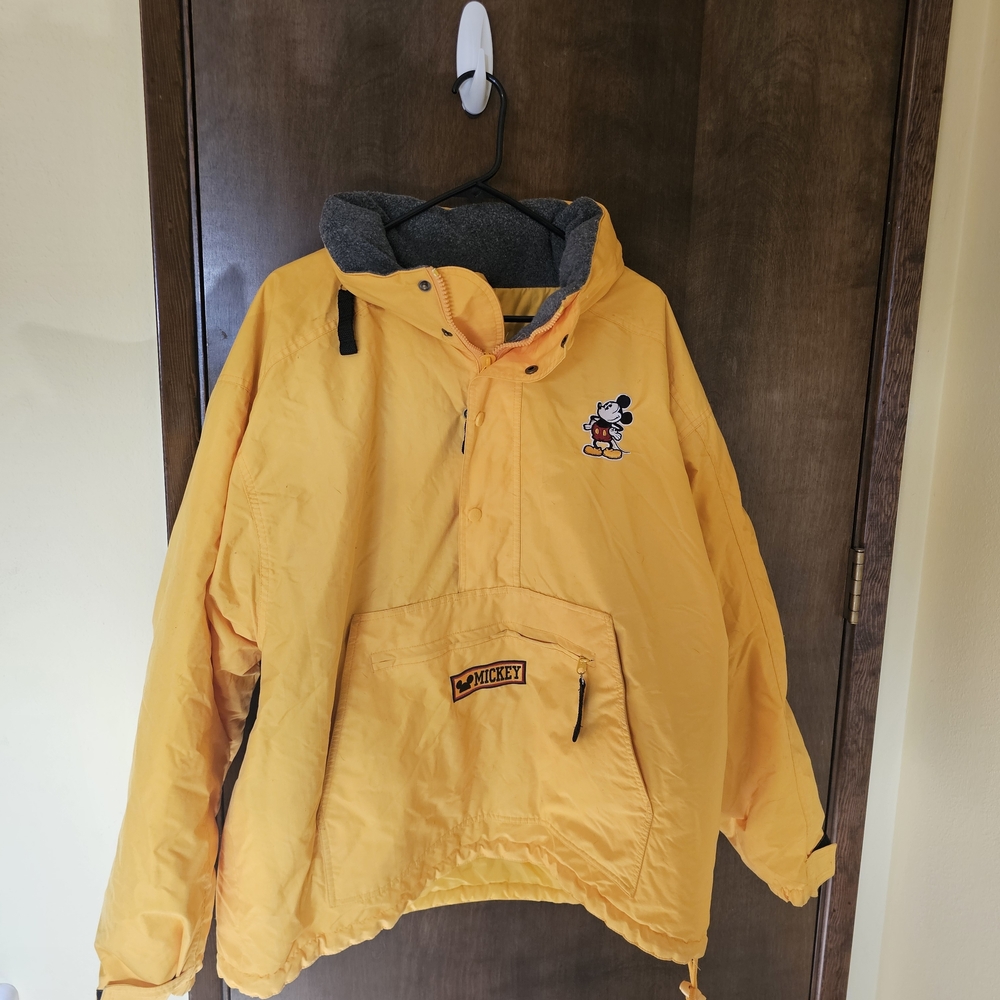 Disney Yellow Nylon Jacket